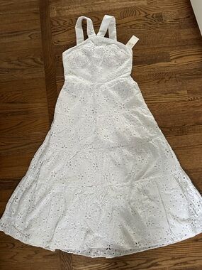 Lilly Pulitzer White Eyelet Maxi Dress